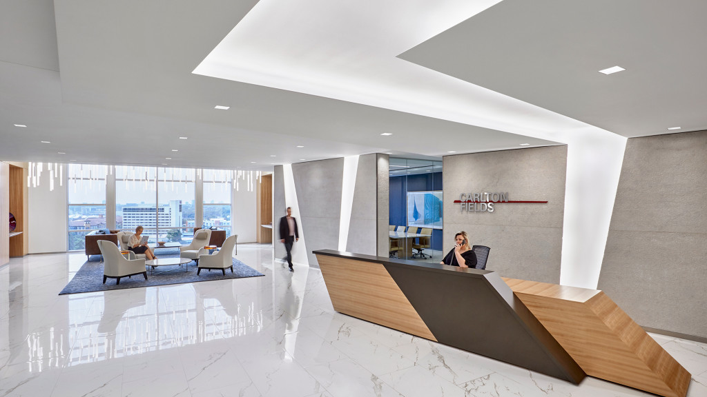 A group of people in a room.